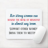 強い女性は他の女性をサポートアンチ – 女性高齢者 マウスパッド (マウス)