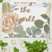 強い女性は第8次世界平等を変える キッチンタオル (折り畳み)