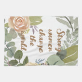 強い女性は第8次世界平等を変える キッチンタオル (横)