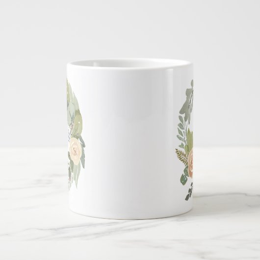 強い女性は第8次世界平等を変える ジャンボコーヒーマグカップ (正面)