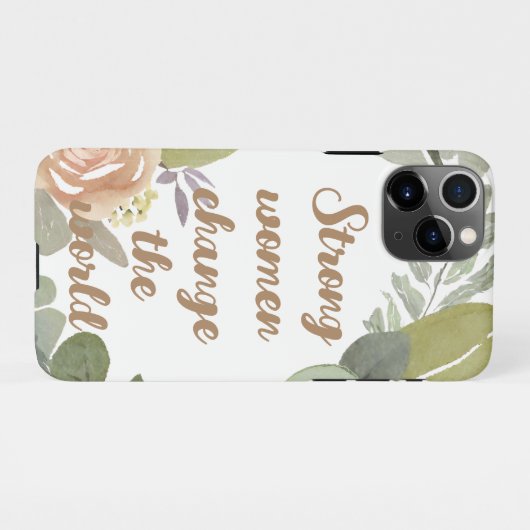 強い女性は第8次世界平等を変える iPhoneケース (裏面横)