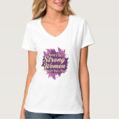 強い女性へ Tシャツ (正面)