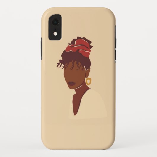 強い女性ケースメイトiPhoneケース Case-Mate iPhoneケース (裏面)