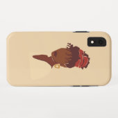 強い女性ケースメイトiPhoneケース Case-Mate iPhoneケース (裏面(横))