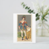 強い女性シリーズ#11:一般ヴィンテージ ポストカード (スタンド正面)