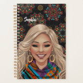 強い女性パーソナライズされたプランナー プランナー手帳 (正面)