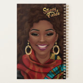 強い女性パーソナライズされたプランナー プランナー手帳 (裏面)