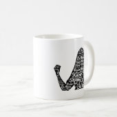 強い女性フェミニズム女性フェミニズム引用文 コーヒーマグカップ (正面右)