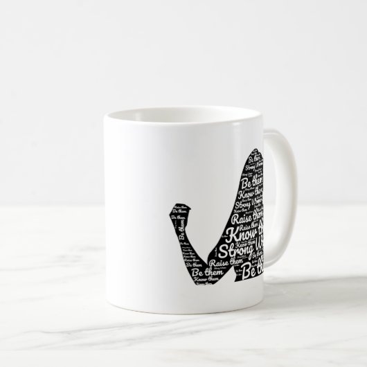 強い女性フェミニズム女性フェミニズム引用文 コーヒーマグカップ (正面右)