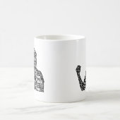 強い女性フェミニズム女性フェミニズム引用文 コーヒーマグカップ (中央)