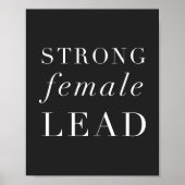 強い女性主演男優おもしろい引用文 ポスター (正面)