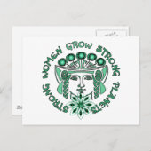 強い女性強惑星 ポストカード (正面/裏面)