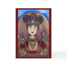 強い女性指導者マグノリア空白のカード