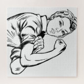 強い女性 ジグソーパズル (横)