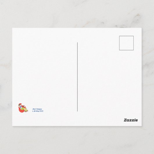 強い女性「フェミニスト」 ポストカード (裏面)