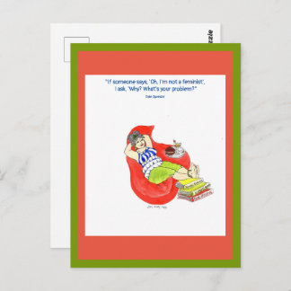 強い女性「フェミニスト」 ポストカード