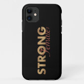 強い女性-女性の力強さ Case-Mate iPhoneケース (裏面)