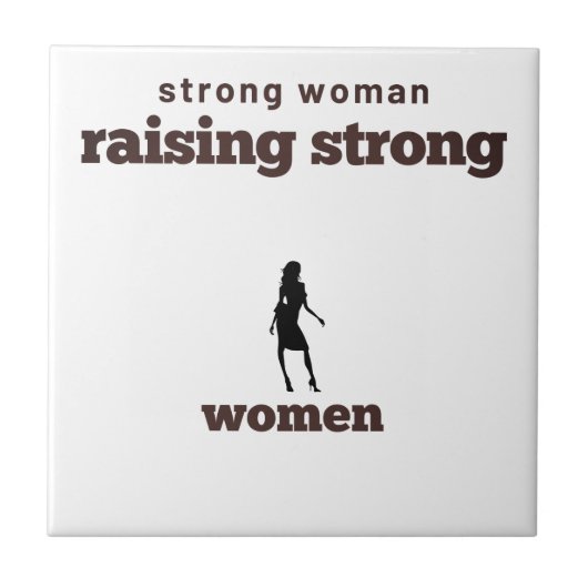 強い女性、強い女性を育てる タイル (正面)
