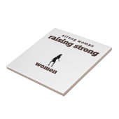 強い女性、強い女性を育てる タイル (側面)