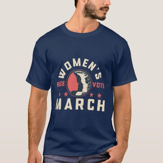 強い女統一された性 Tシャツ (正面)