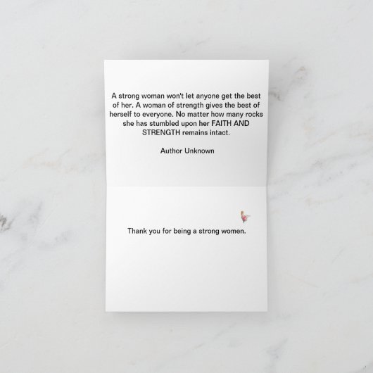 強い女 カード (内部)