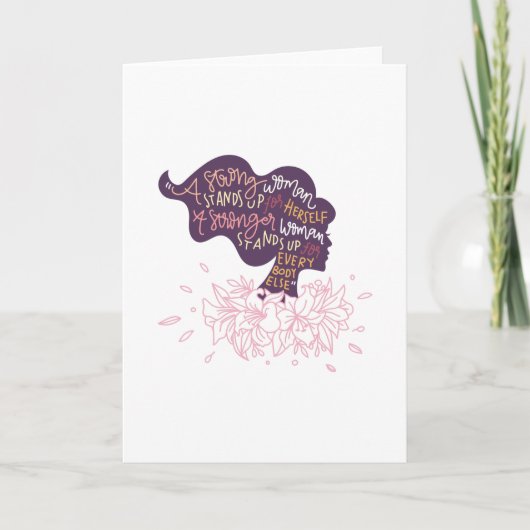 強い女 カード (正面)