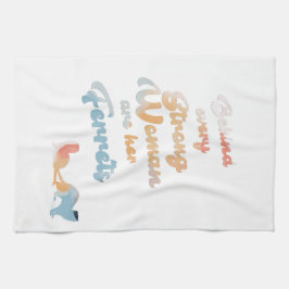 強い女…フェレッツタオル キッチンタオル