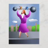 強い女 ポストカード (正面)