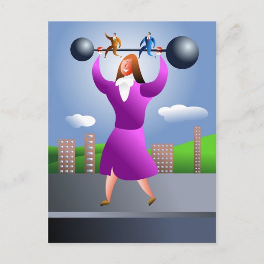 強い女 ポストカード (正面)