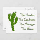 強い女 ポストカード (正面/裏面)