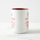 強い子どもの裏には強いママが Mug マグカップ (中央)