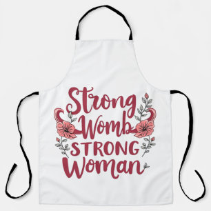 強い子宮の強い女性子宮の女性のエンパワーメント エプロン