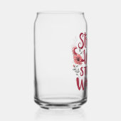 強い子宮の強い女性子宮の女性のエンパワーメント ガラス缶 (右)