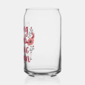 強い子宮の強い女性子宮の女性のエンパワーメント ガラス缶 (左)