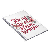 強い子宮の強い女性子宮の女性のエンパワーメント ノートブック (右側)