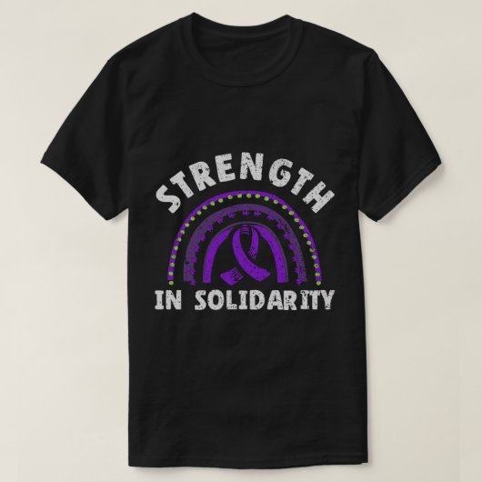 強い家庭内暴力認識度 Tシャツ (デザイン正面)