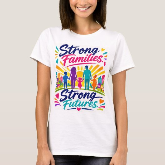 強い家族Tシャツ Tシャツ (正面)