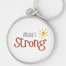 強い小#name児がんキーチェーンギフト