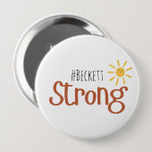 強い小#name児がんボタン 缶バッジ (正面&裏面)