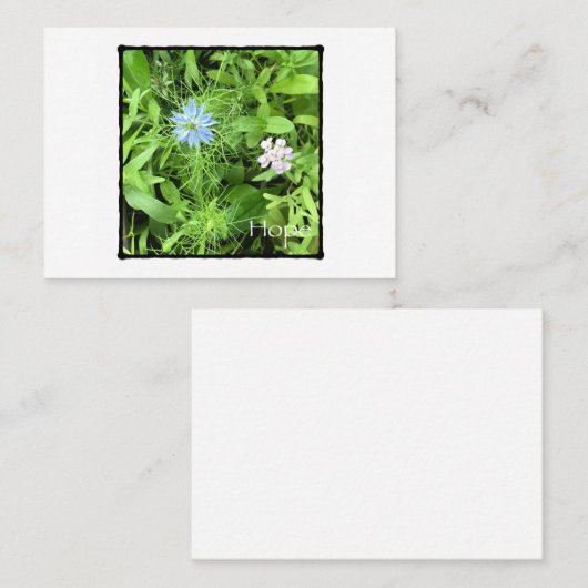 強い希望 名刺 (正面/裏面)