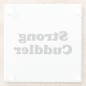 強い幼児 ガラスコースター (裏面)