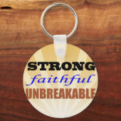 強い忠実な壊れない キーホルダー (正面)