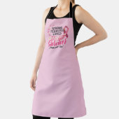 強い恐れを知らない愛する乳がん生存者 エプロン (インサイチュ)