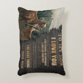 強い息子に自信を持って滞在 – Mom アクセントクッション (正面(垂直))