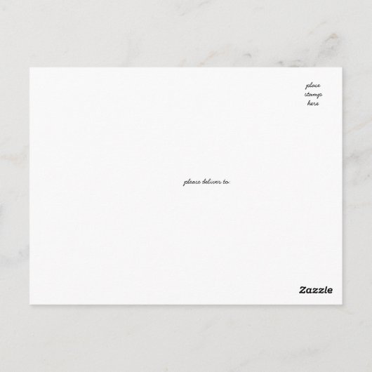 強い感動的引用文 ポストカード (裏面)