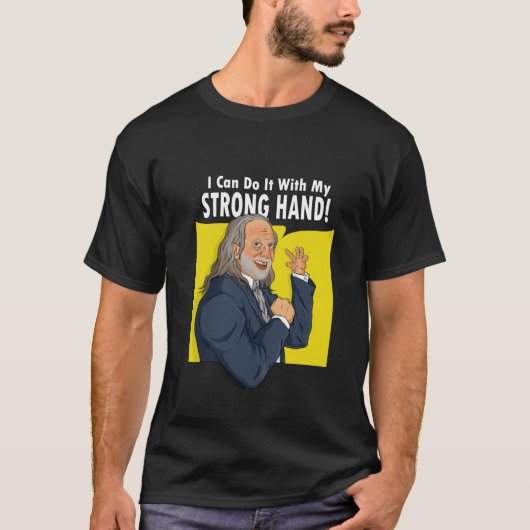 強い手の少年 Tシャツ (正面)