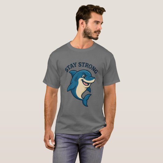 強い気持ちで飛躍しよう Tシャツ (正面フル)