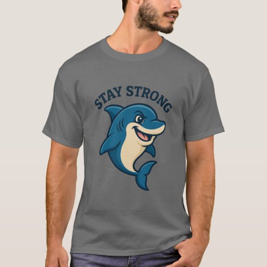 強い気持ちで飛躍しよう Tシャツ (正面)