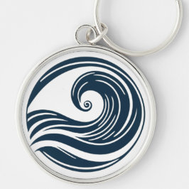 強い波 キーホルダー
