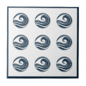 強い波 タイル (正面)